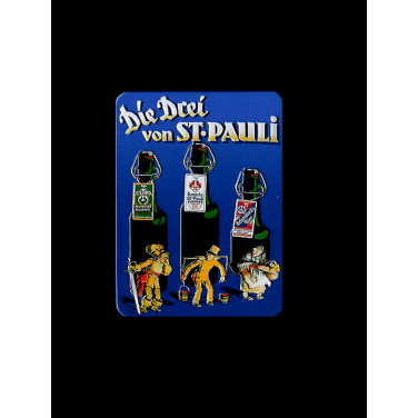 Die 3 von St.Pauli-(6x8cm)Magnet