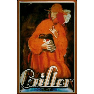 Cailier - lady in orange-(20 x30cm)