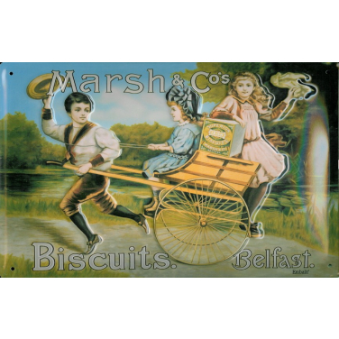 Marsh & Co's Biscuits Blue -(20x30cm)
