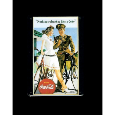 Coca-Cola Nothing refreshes-(10x15cm)