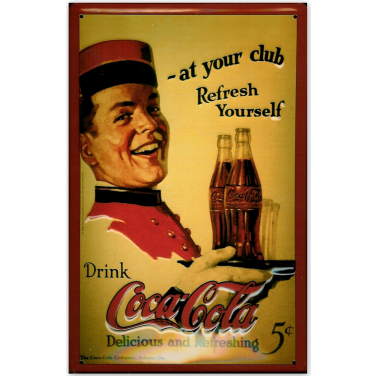 Coca-Cola at your club-(20x30cm)