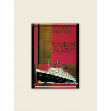 Cunard White Line "Queen Mary"-(8 x 11cm)