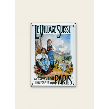 Le Village Suisse Paris 1900-(8 x 11cm)