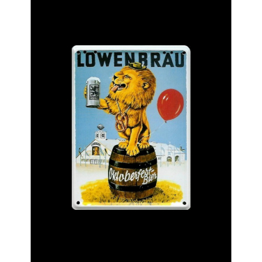 Löwenbräu Oktoberfest Bier -(8x11cm)