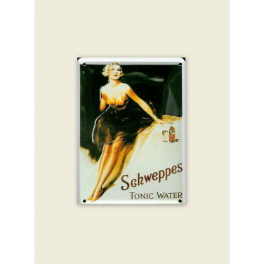 Schweppes Tonic water -(8 x 11cm)